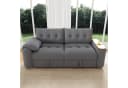 Merax 3-Sitzer Sofa Teddyplüsch modular Stauraum Bild 3