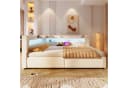 Merax Daybett 140x200cm mit LED-Beleuchtung & USB, Typ-C Ladefunktion Bild 1