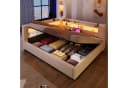 Merax Daybett 140x200cm mit LED-Beleuchtung & USB, Typ-C Ladefunktion Bild 2