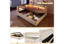 Merax Daybett 140x200cm mit LED-Beleuchtung & USB, Typ-C Ladefunktion Bild 5
