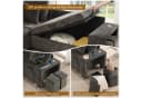 Merax Ecksofa L-förmig mit Schlaffunktion, USB & Stauraum Beige/Grau Bild 4