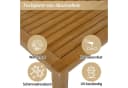 Merax 5-Sitzer Gartenlounge-Set Akazienholz Grau Bild 4