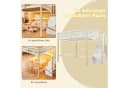 Merax Hochbett 140x200 mit LED-Beleuchtung und Stauraumtreppe Bild 5