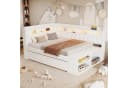 Merax Daybett 90x200cm mit USB-Anschluss & LED-Lichtleiste Bild 1