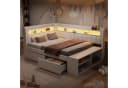 Merax Daybett 90x200cm mit USB-Anschluss & LED-Lichtleiste Bild 2