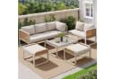 Flieks Gartenlounge-Set 7-Sitzer Polyrattan Bild 1