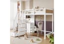 Flieks Hochbett 90x200 mit Stauraumtreppe & Schreibtisch Bild 2