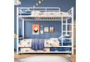 Flieks Dreierbett Metallbett mit Ausziehbett und Leiter Bild 1