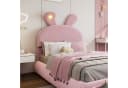 Flieks Polsterbett Rosa mit LED und Hydraulik Bild 4