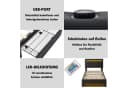 Flieks Polsterbett mit LED, USB und 4 Schubladen Schwarz Bild 5