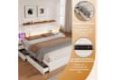 Flieks LED Doppelbett mit Nachttischen und Schubladen Bild 5