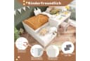 Flieks Kinderbett mit Schreibtisch und Schubladen Weiß Bild 5