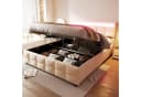 Flieks Polsterbett mit LED-Beleuchtung und Stauraum Beige Bild 1