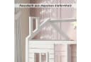 Flieks Hausbett Kinderbett Weiß Massivholz mit Schubladen Bild 4