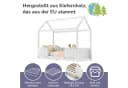 Flieks Kinderbett Hausbett Weiß Kiefernholz Bild 4