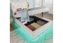 Flieks Polsterbett Einzelbett 90x200cm mit LED und Stauraum Bild 2