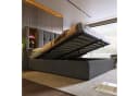 Flieks Polsterbett 160x200 Grau mit USB-Ladefunktion & Stauraum Bild 1