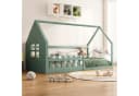 Flieks Massivholzbett Kinderbett Hausbett Einzelbett 90x200cm Bild 1