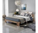 Flieks Massivholzbett 140x200 cm Kiefer Holzgestell Bild 3