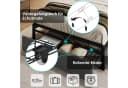 Flieks Polsterbett mit LED und Stauraum Kopfteil Grau Bild 4