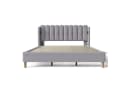 Flieks Polsterbett Grau mit USB/Typ-C Ladeanschlüssen 180x200cm Bild 4