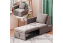 Flieks Daybett Grau Multifunktion-Schlafsofa mit verstellbarer Rückenlehne Bild 2