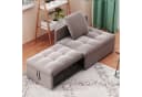 Flieks Daybett Grau Multifunktion-Schlafsofa mit verstellbarer Rückenlehne Bild 3