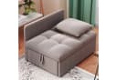 Flieks Daybett Grau Multifunktion-Schlafsofa mit verstellbarer Rückenlehne Bild 4