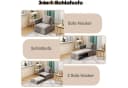 Flieks Daybett Grau Multifunktion-Schlafsofa mit verstellbarer Rückenlehne Bild 5