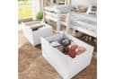 Flieks Kinderbett Hausbett Halbhohes Bett 90x200cm mit Dach, Leiter und 2 Schubladen Bild 4