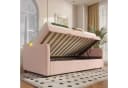 Flieks Daybett Rosa mit LED und hydraulischem Stauraum Bild 1