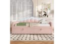 Flieks Daybett Rosa mit LED und hydraulischem Stauraum Bild 3