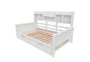 Flieks Daybett mit Ausziehbett und Stauraum Weiß Bild 5