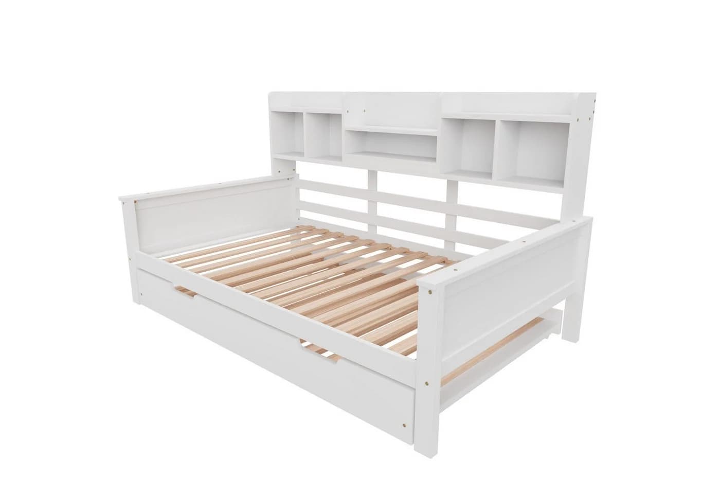 Flieks Daybett mit Ausziehbett und Stauraum Weiß - Bild 5
