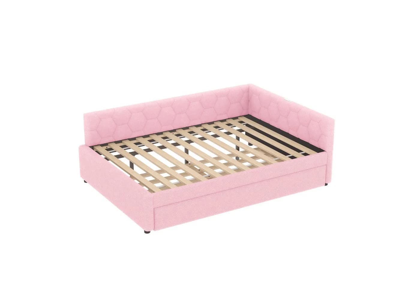 Flieks Daybett Rosa mit Ausziehbett und USB-Anschluss - Bild 5