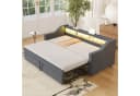 Flieks Daybett Ausziehbares Polsterbett Schlafsofa USB-Laden Bild 2