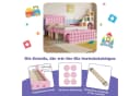 Flieks Kinderbett Rosa Bausteine-Form mit Schublade Bild 5