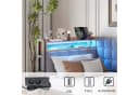 Flieks Daybett Schlafsofa Grau mit USB-Anschluss und Schubladen Bild 4