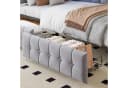 Flieks Daybett Schlafsofa Grau mit USB-Anschluss und Schubladen Bild 5