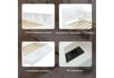 Flieks Holzbett mit LED und 2 Schubladen Bild 5