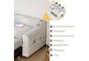 Flieks Daybett Polsterbett Beige mit Bluetooth USB Ausziehbett Bild 5