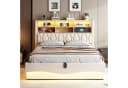 Flieks Polsterbett mit LED und USB Bild 3