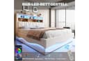 Flieks Polsterbett mit LED und USB Bild 4