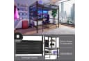 Flieks Hochbett Metall mit LED, USB und Schreibtisch Bild 5
