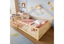 Flieks Kinderbett Bodenbett mit Geländer Kiefernholz Bild 2