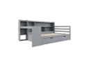 Flieks Massivholzbett Daybett Kinderbett 90x200 mit Schreibtisch und Schubladen Bild 5