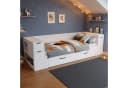 Flieks Kinderbett Stauraumbett mit Schubladen und Nachttisch Bild 1
