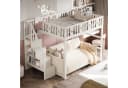 Flieks Hochbett mit Stauraumtreppe und Rausfallschutz Bild 1