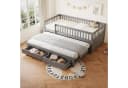 Flieks Kinderbett 90x200 cm mit Ausziehbett und 2 Schubladen Bild 2