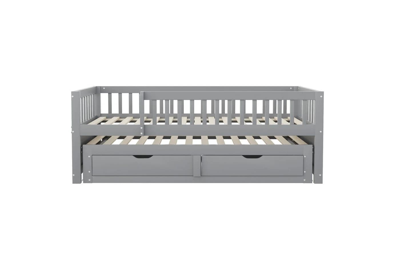 Flieks Kinderbett 90x200 cm mit Ausziehbett und 2 Schubladen - Bild 5